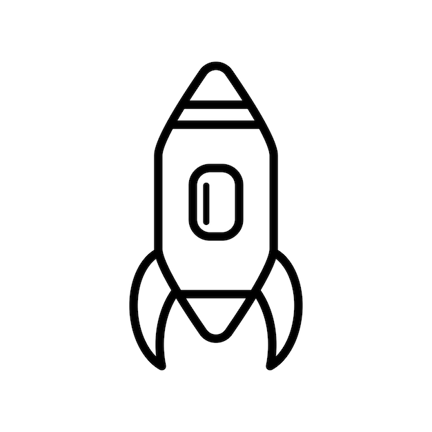ロケットのアイコン ベクトル テンプレート ロゴ トレンディなコレクション フラット デザイン