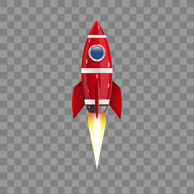 Vector rocket icon