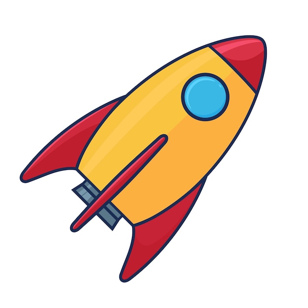 Vector rocket illustration