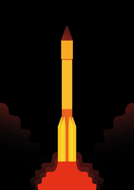 Rocket launch background