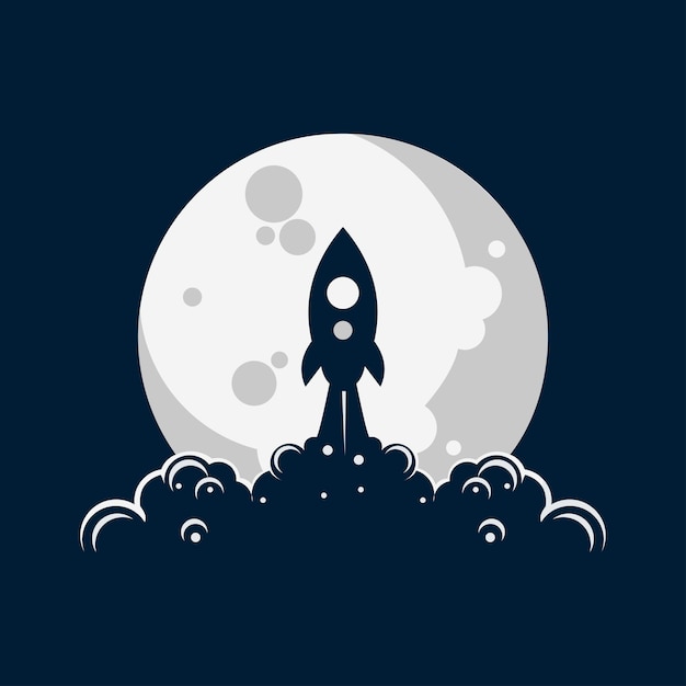 Логотип запуска ракеты