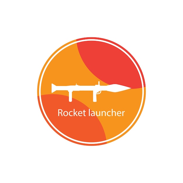 Rocket launcher icon vector