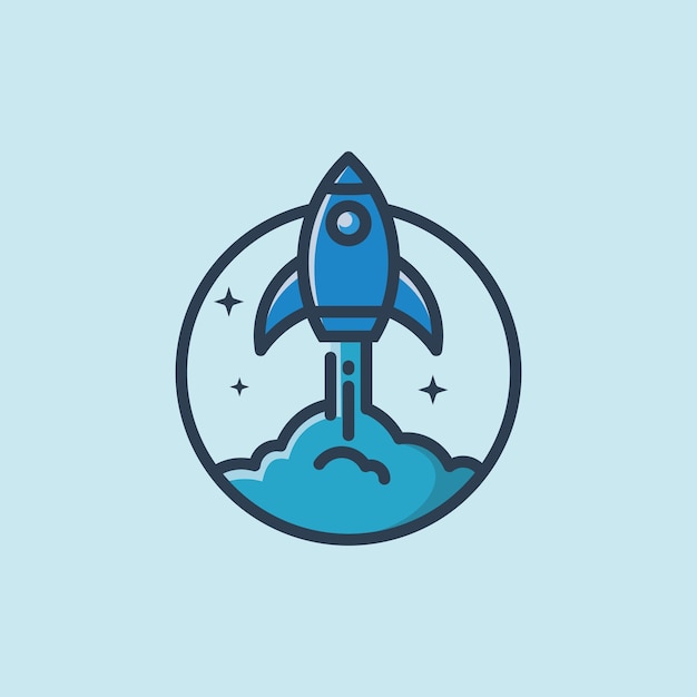 Rocket logo concept