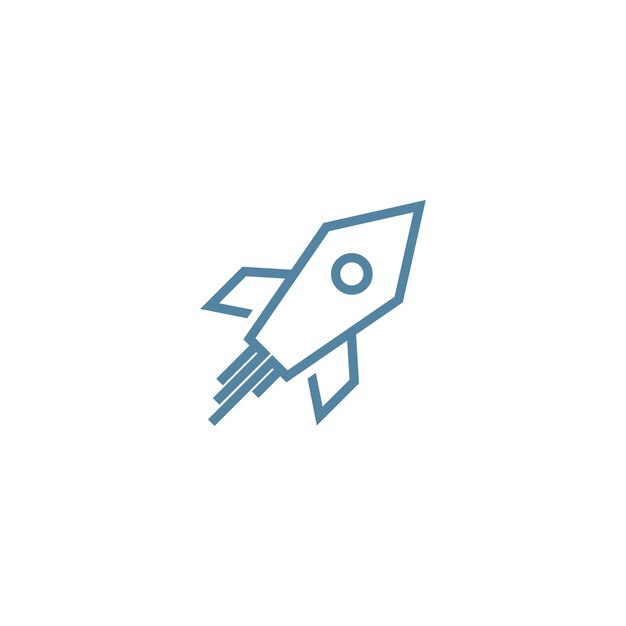 Rocket logo icon design