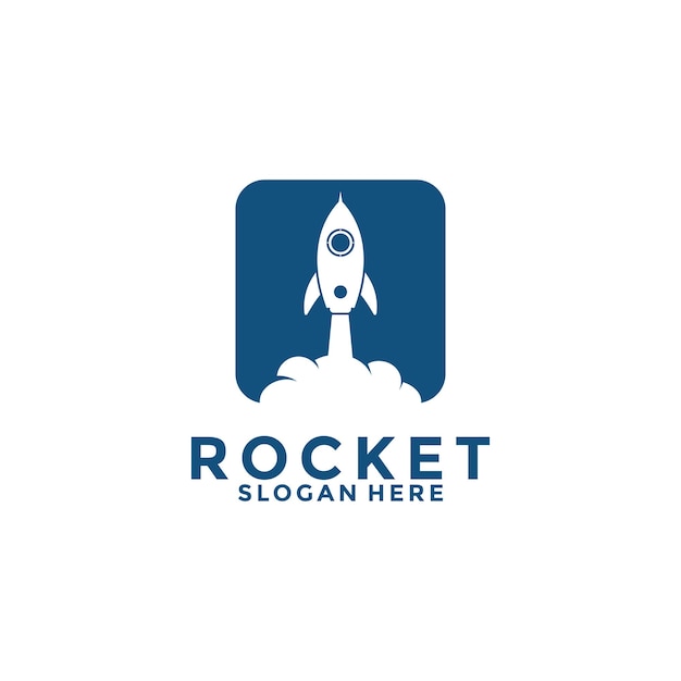 rocket logo icon vector template rocket launch logo design inspiration