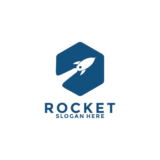 Вдохновение для дизайна логотипа Rocket Launch