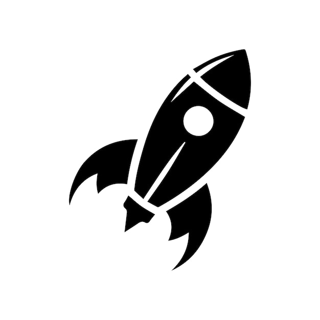 Vector rocket logo template rocket logo elements rocket logo vector