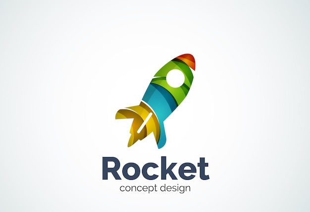 Rocket logo template