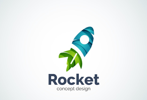 Rocket logo template