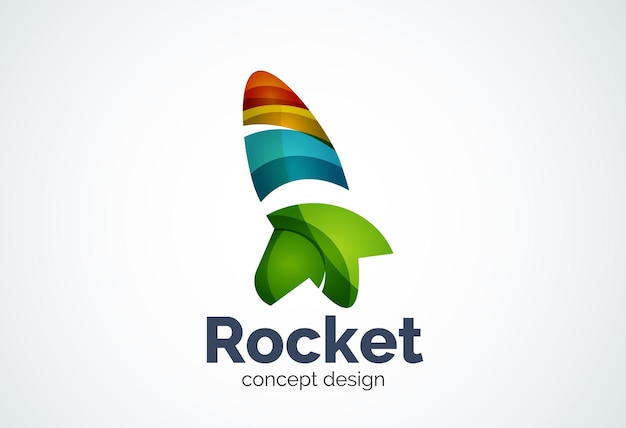 Rocket logo template