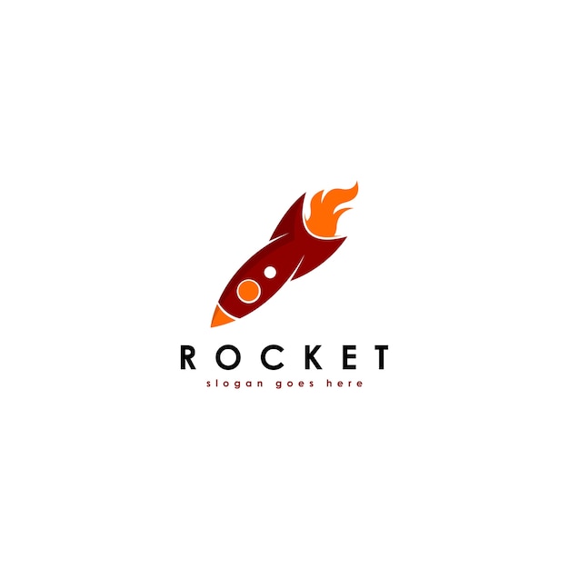 Шаблон логотипа Rocket