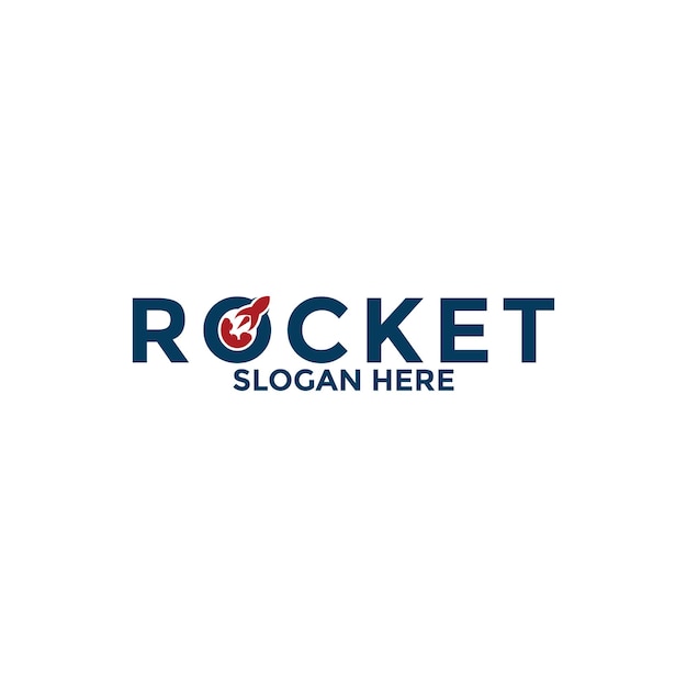 rocket logo vector design icon template