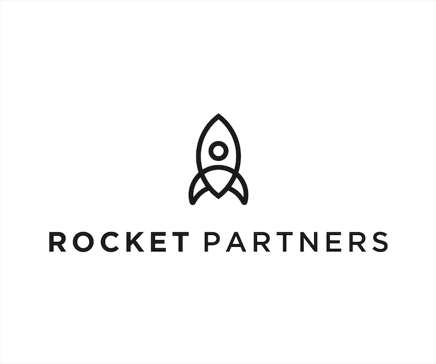 rocket people logo icon vector design