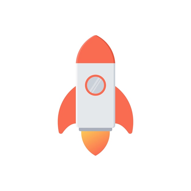 Rocket space vector illustration