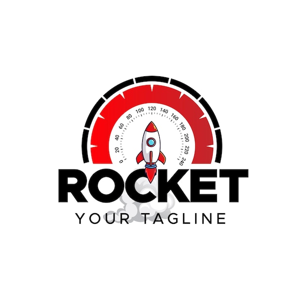 Rocket Vector design and Power Pressure Meter Logo design