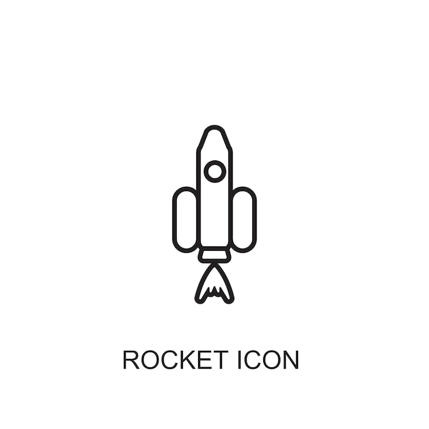 Rocket vector icon icon