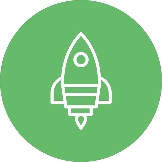 Rocket vector icoon illustratie van Aviation icoonset