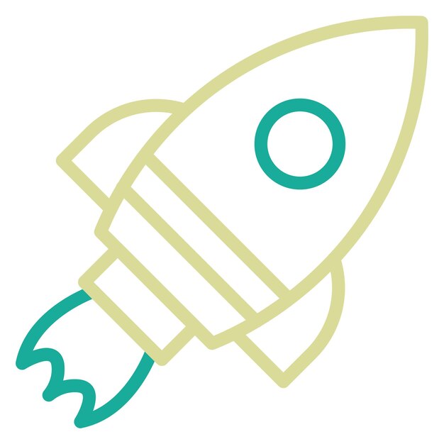 Rocket vector icoon illustratie van Business Startup icoon set