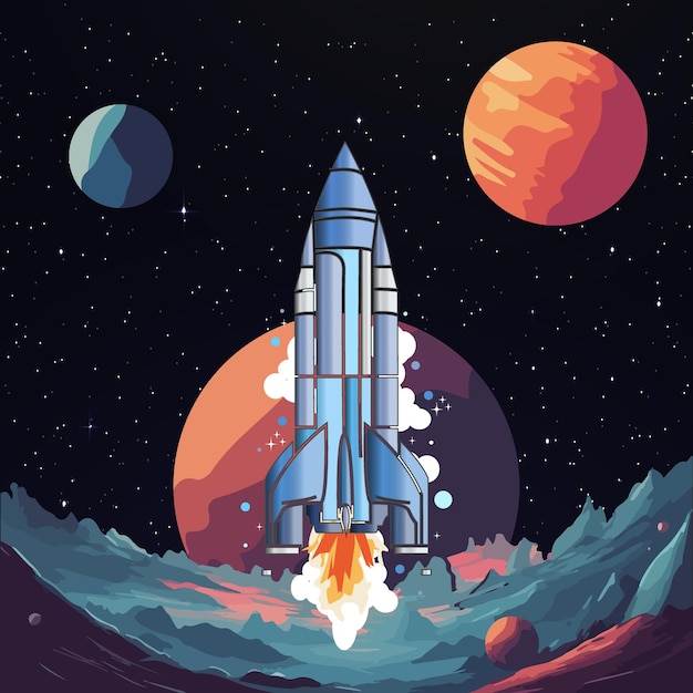 Rocket Vector Illustratie