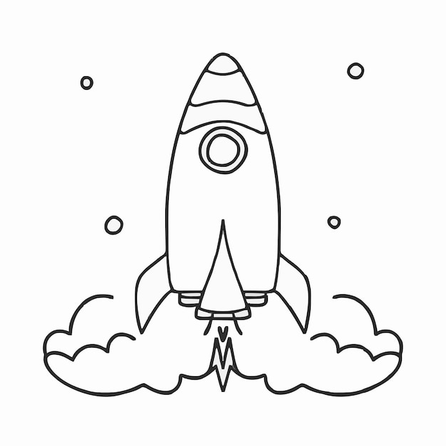 a rocket with a space shuttle on it