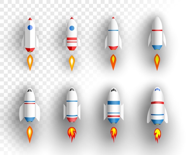 Vector rockets  collection