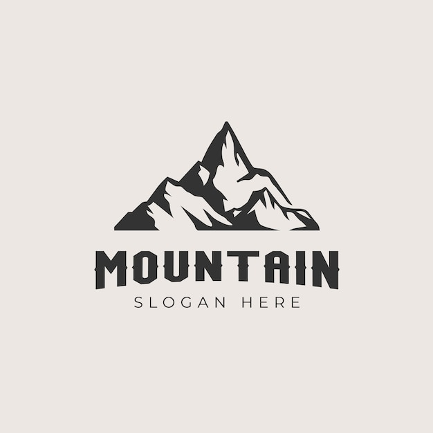 rocky mountain high hipster logo vector illustration graphic template for Outdoor Travel adventure Vintage logo design