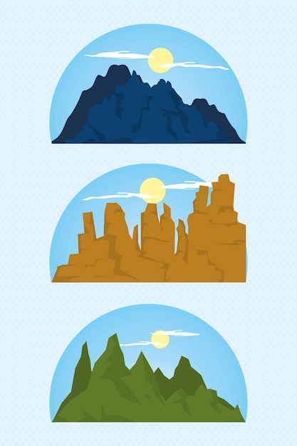 Rocky mountains designs