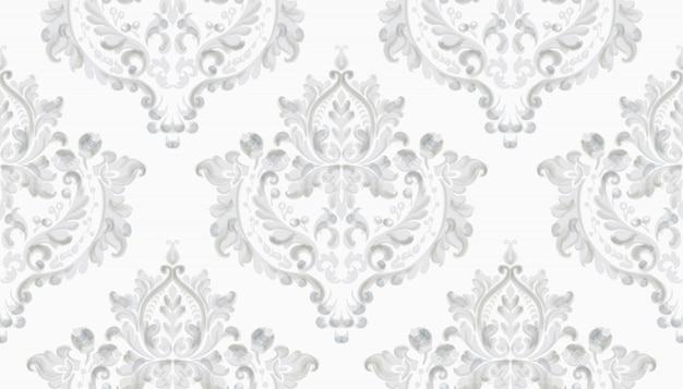 Vector rococo texture pattern