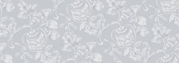 Rococo texture pattern