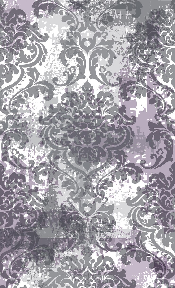 Vector rococo texture pattern
