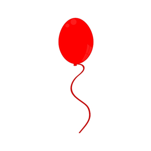 Rode ballon pictogram