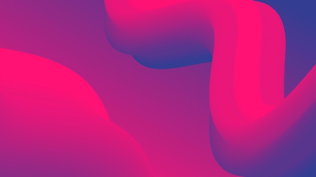 Rode en paarse vloeistof Golf abstracte achtergrond