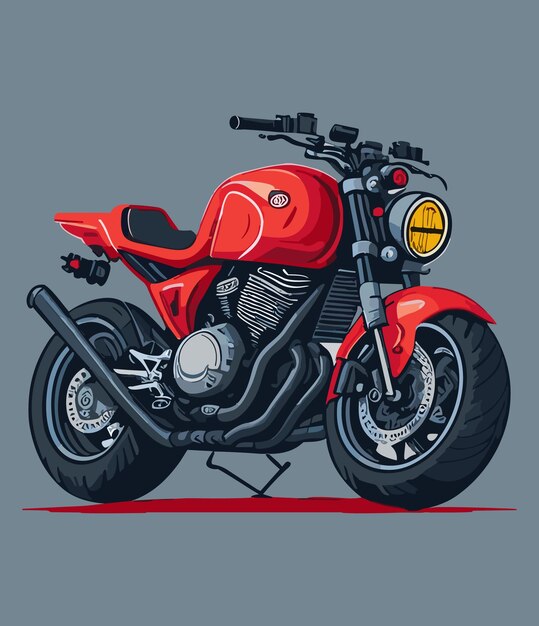 Vector rode fiets illustratie vector ontwerp