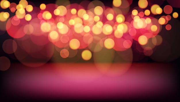 Rode Glitter Vintage Bokeh Lichten Achtergrond