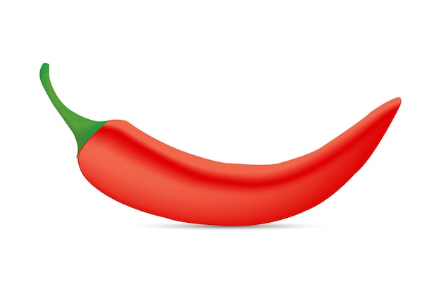 Rode hete chilipeper vector