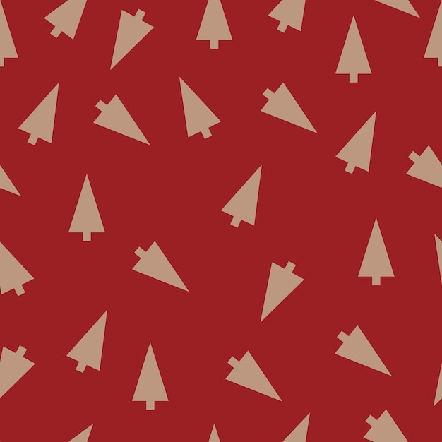 Vector rode kerst naadloze patroon