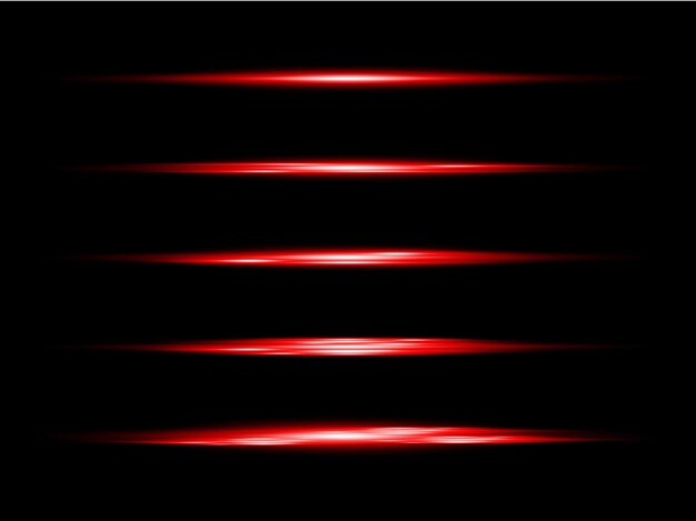 rode transparante achtergrond lens flares pack