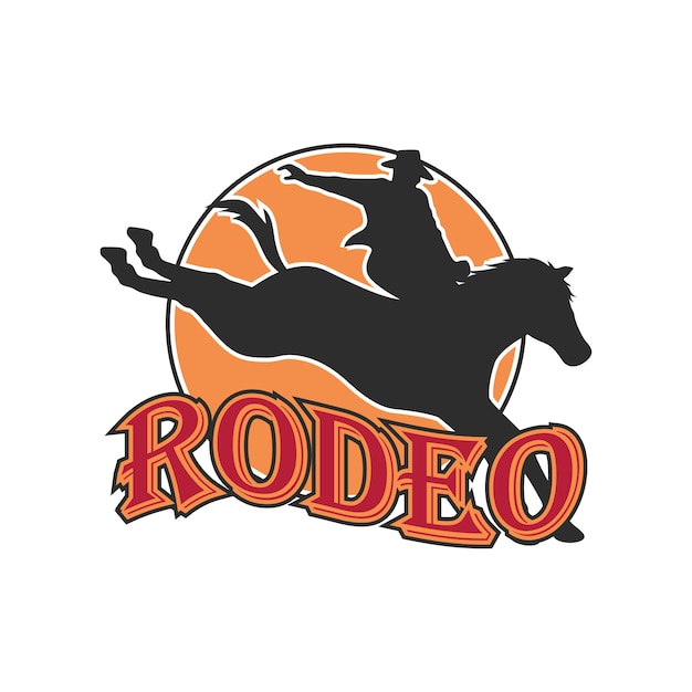 Vector rodeo logo for your sport business