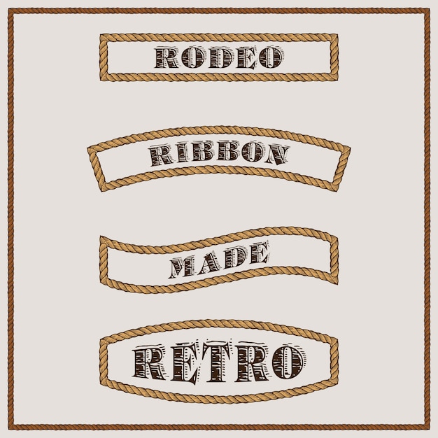 RODEO RIBBONSET