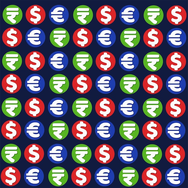 Roepiesdollar en eurosymbool