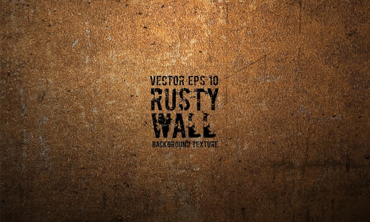 Vector roestige muur achtergrond textuur sjabloon vector eps 10