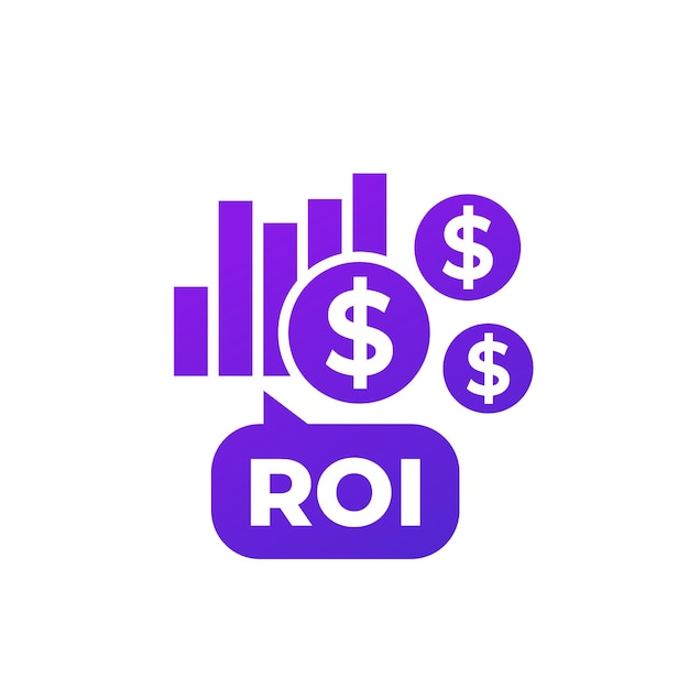 ROI icon, return on investment metric