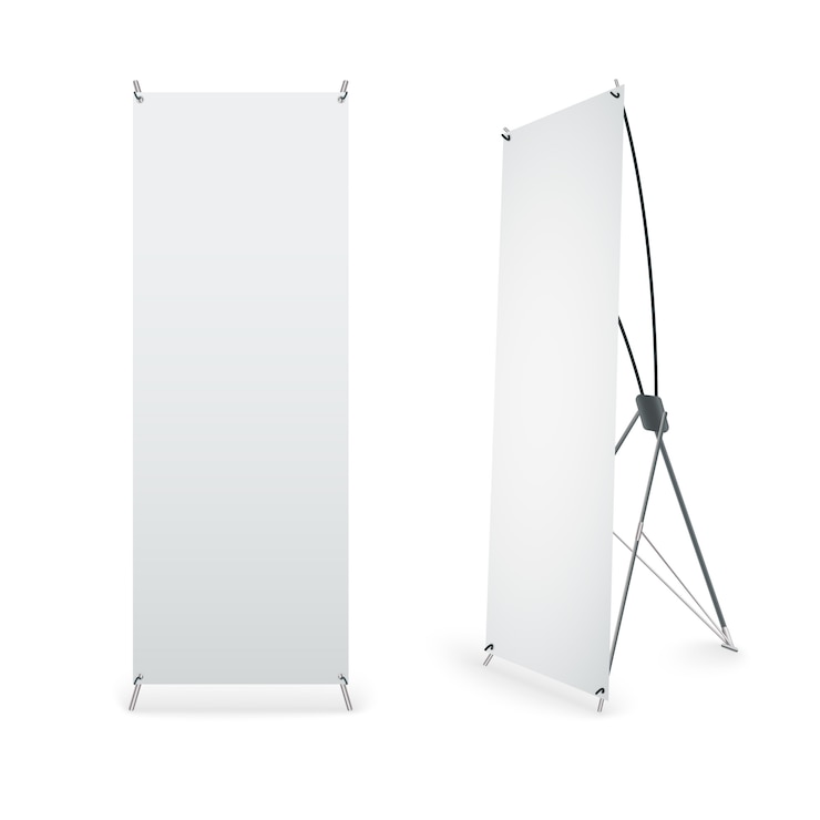 Vector rol banner op die op witte achtergrond wordt geïsoleerd