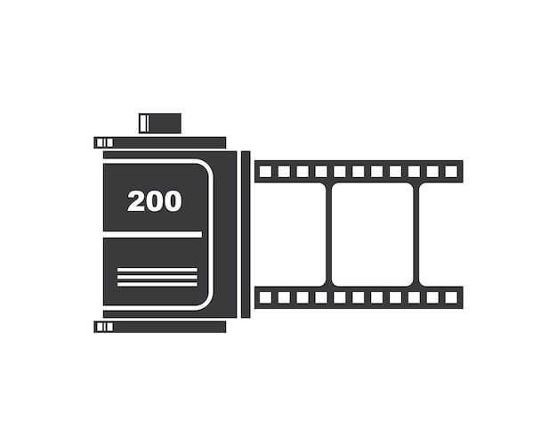 Rol filmstrip vector illustratie ontwerp