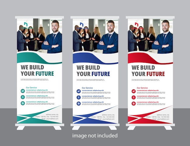 Roll Roll up banner design template modern xbanner Roll up design golf competition roll up banner