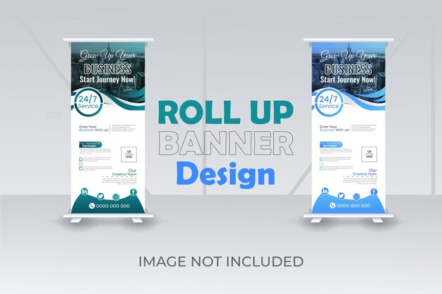 Roll Up Banner Design Roll Up Banner Mock up Design Color Full Roll Up Banner