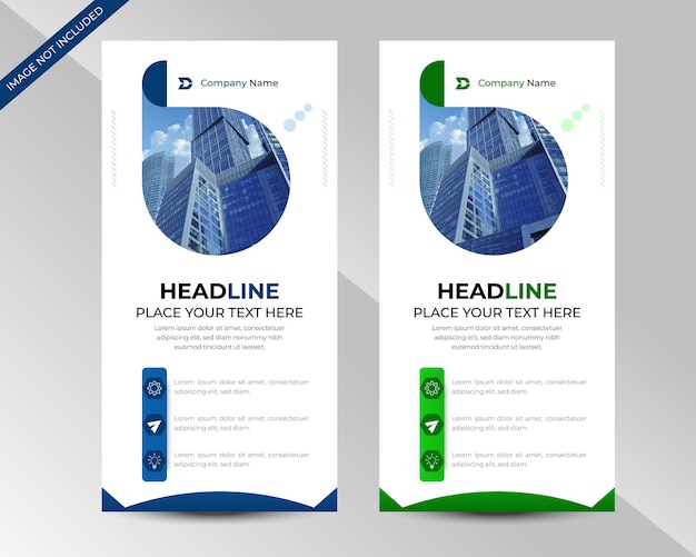 Roll Up Banner Design Template