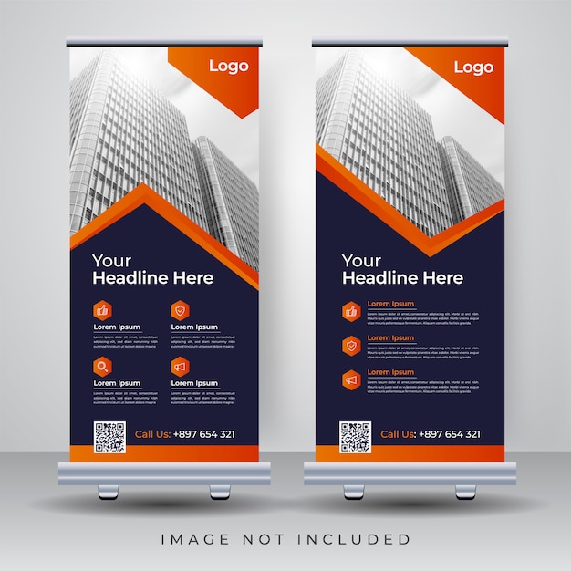 Roll Up Banner Design Template