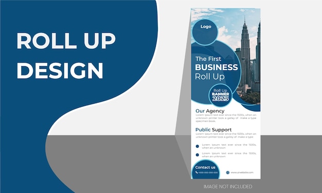 Roll up banner design per la tua attività