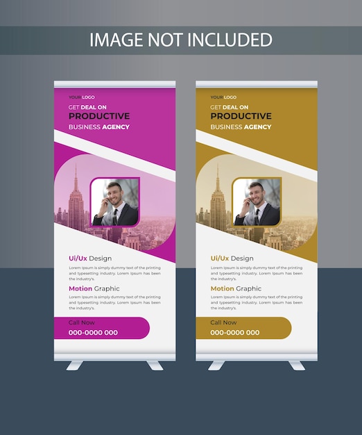 Roll up Banner And Modern Roll up Banner